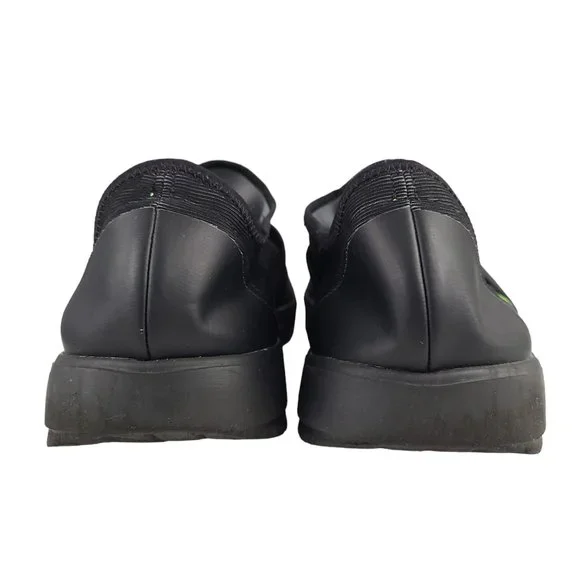 OOFOS Men's OOmg Fibre Low Shoe 12 EU 45 Black Stretch Recovery Comfort Washable - Picture 7 of 8